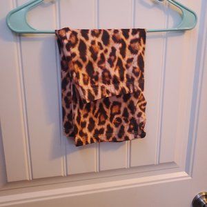 Cheetah biker shorts
